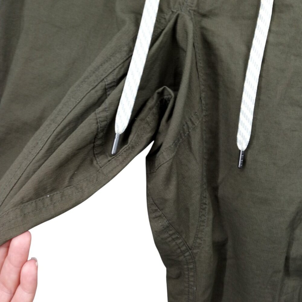 Vuori Mens Rip Stop Olive Green Tapered Pants Size M Stretch Pockets Climber - Picture 6 of 12